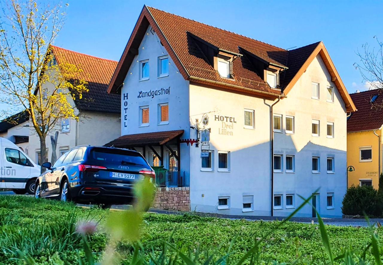 Gasthaus & Hotel Drei Lilien Werbach Bagian luar foto